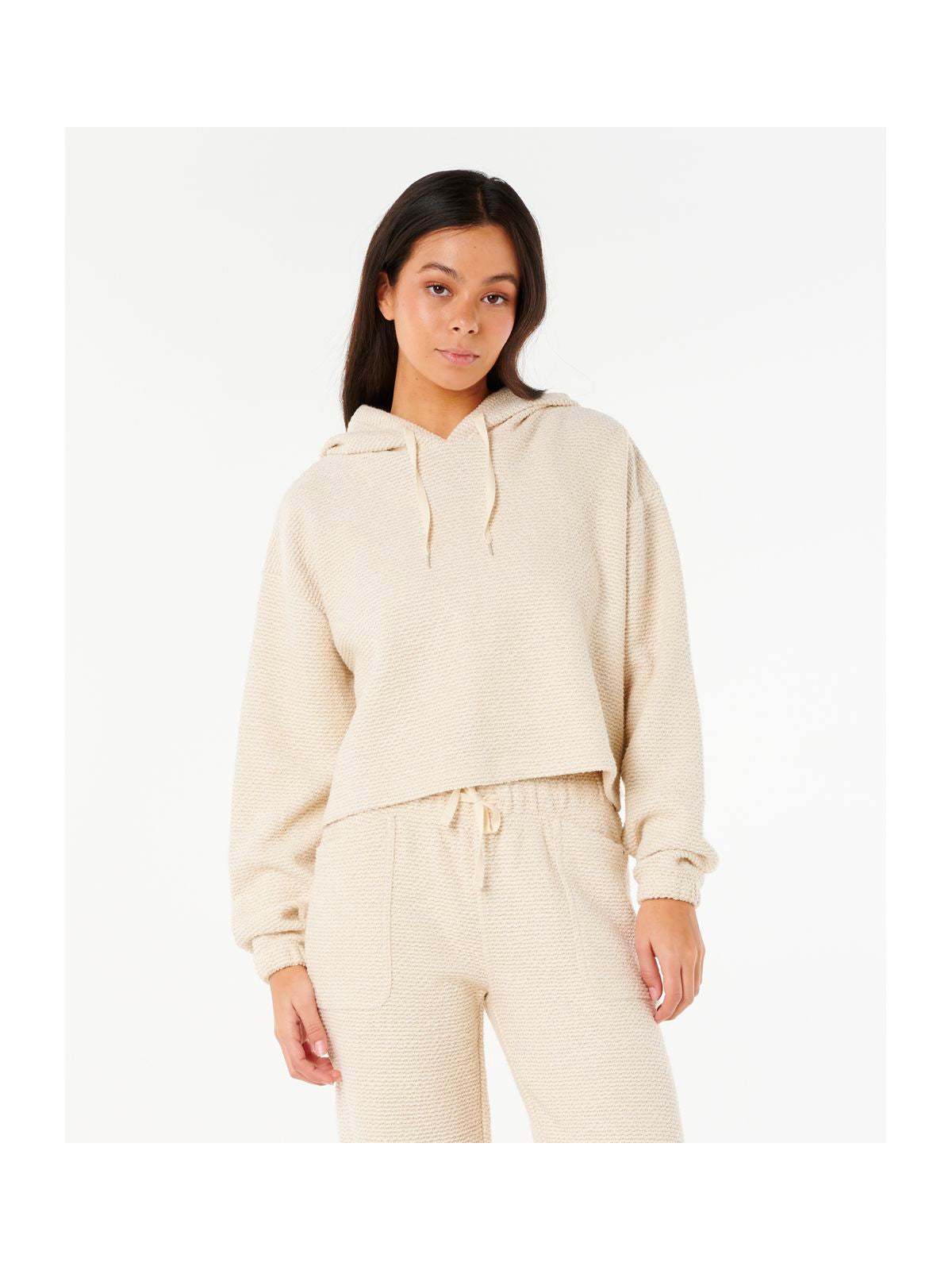 Bluza damska RIP CURL Cala Nights Textured Hood piaskowa