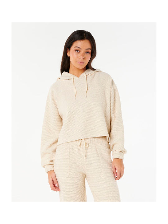 Bluza damska RIP CURL Cala Nights Textured Hood piaskowa
