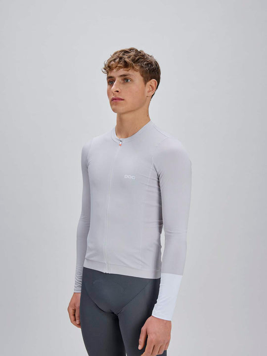 Koszulka rowerowa POC M's Cadence L/S Jersey szara
