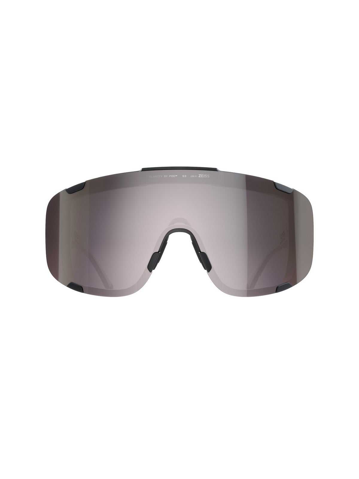 Okulary rowerowe POC Devour Mid+ czarne - Clarity Road/Sunny Silver cat.3