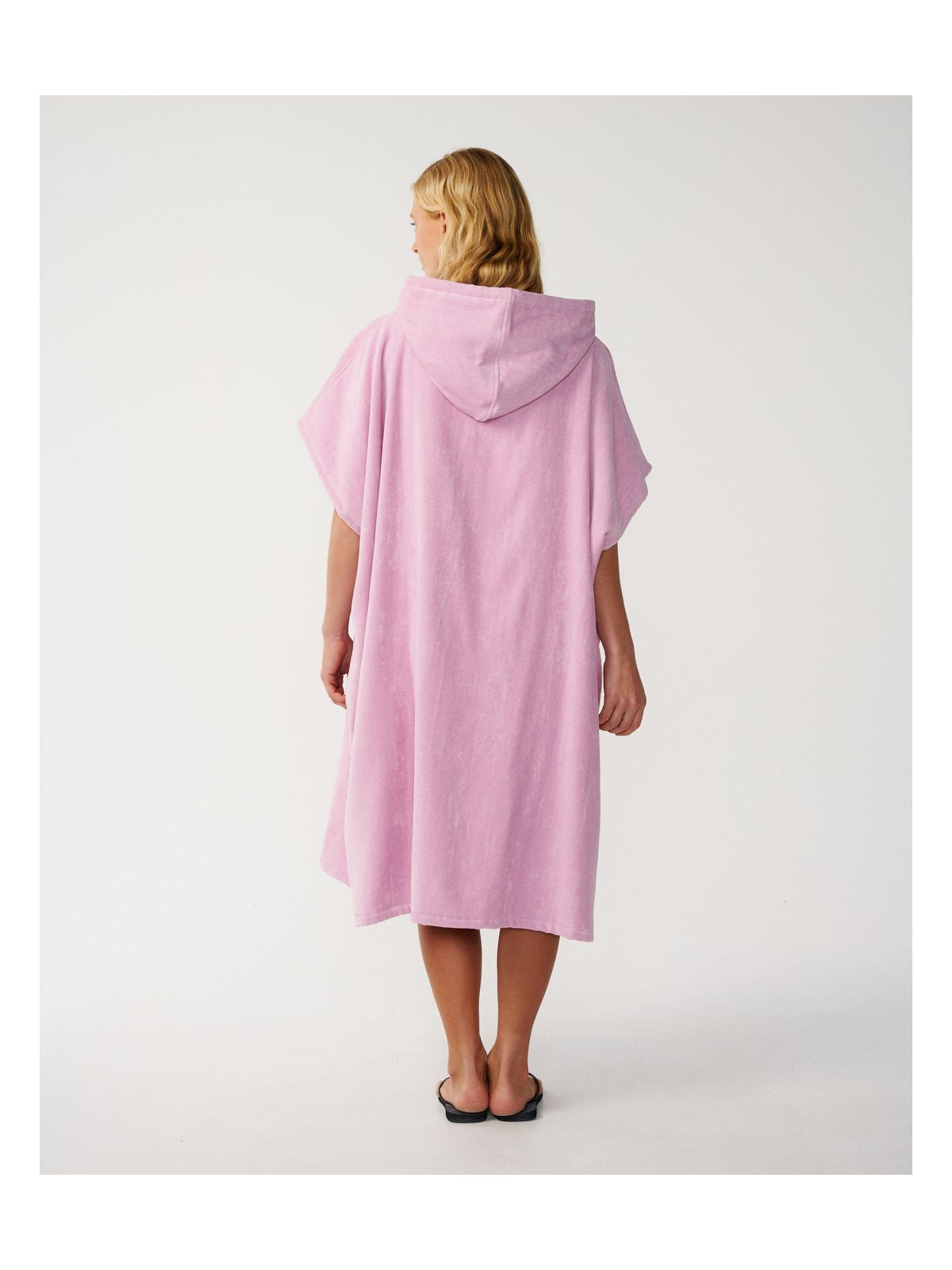 Ponczo damskie RIP CURL Icon Hooded Towel różowy