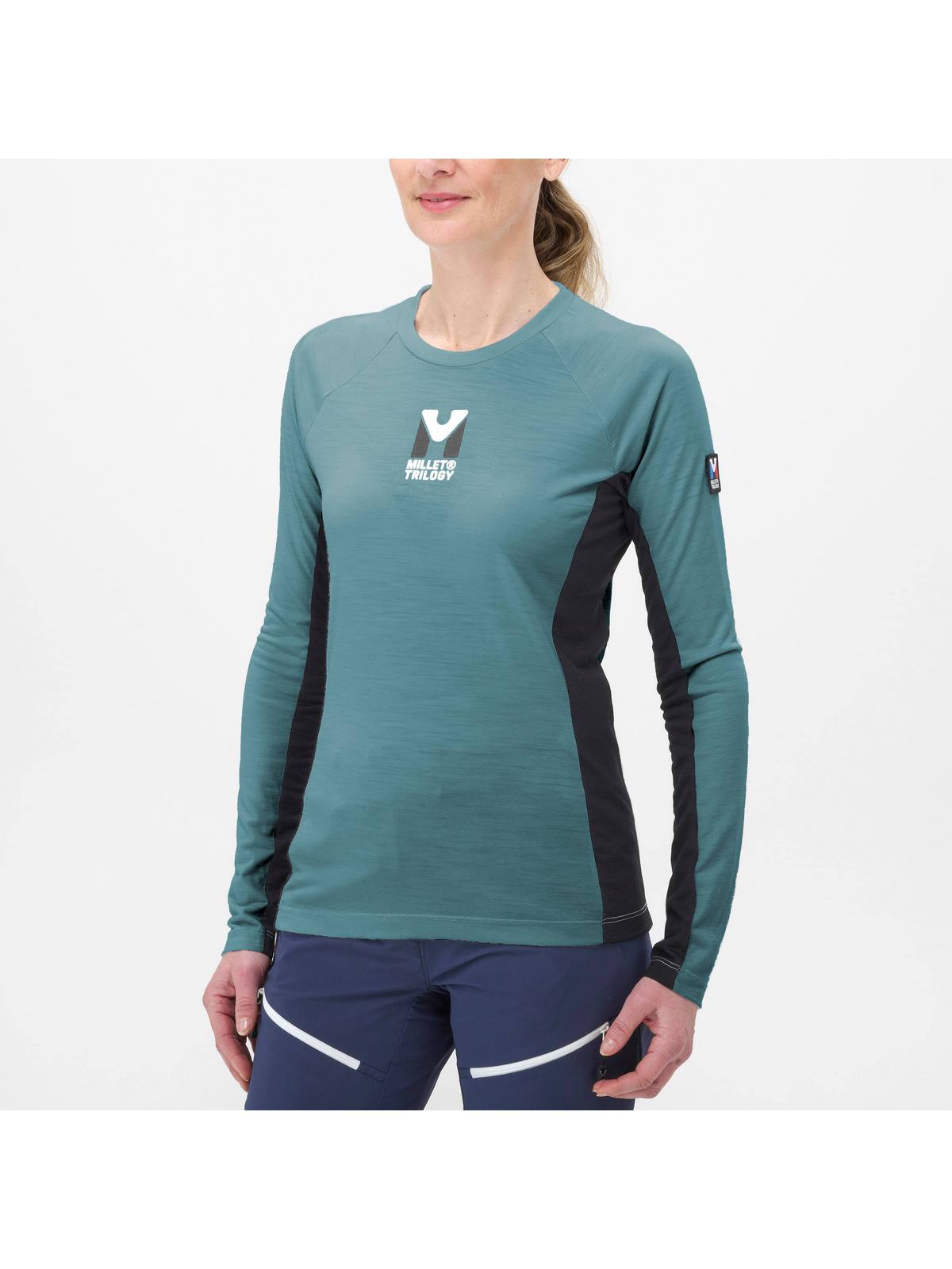 Bielizna MILLET W Trilogy Wool Ts Ls zielony