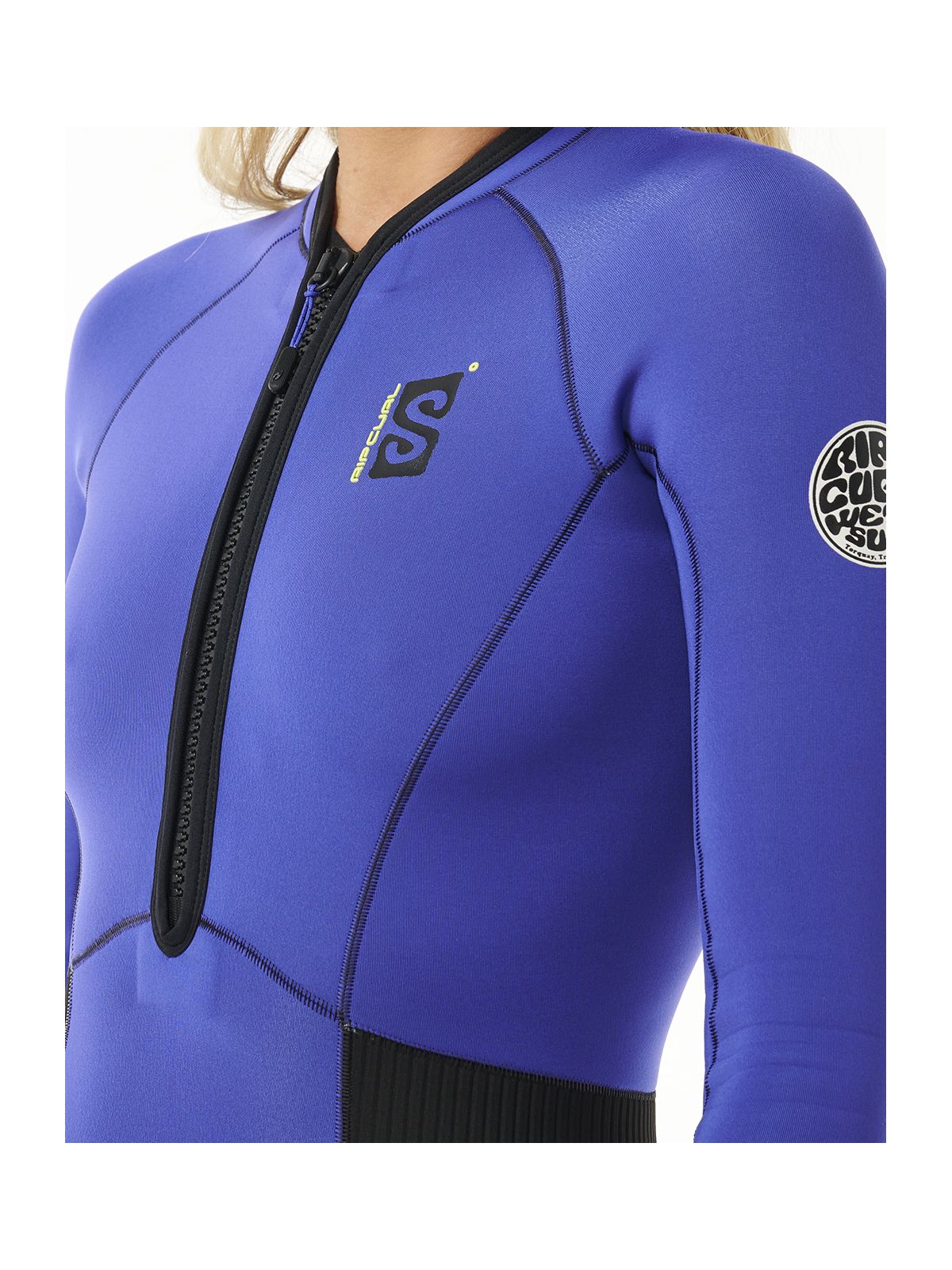 Pianka damska RIP CURL G-Bomb 1.5Mm Ls Fz Full Spring niebieska