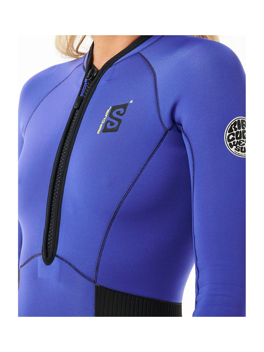 Pianka damska RIP CURL G-Bomb 1.5Mm Ls Fz Full Spring niebieska
