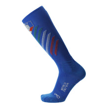 Skarpety narciarskie UYN Natyon 3.0 Socks Italy niebieskie
