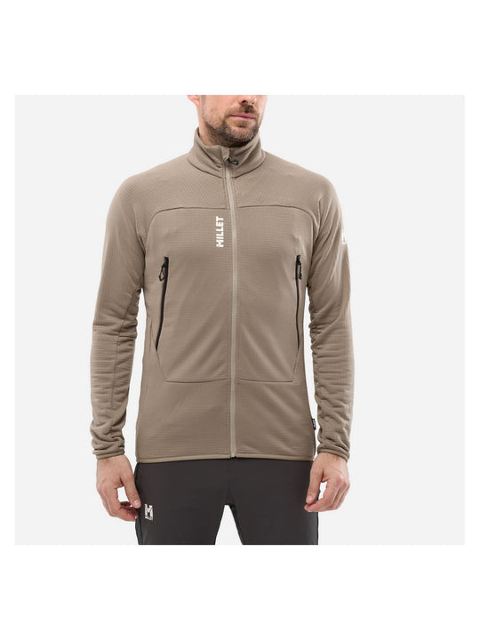 Bluza męska MILLET Fusion Grid Jkt M brązowa
