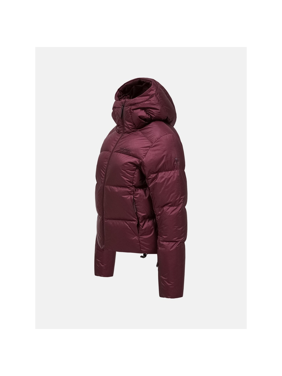Kurtka narciarska damska PEAK PERFORMANCE Glissade Down Ski Jacket bordowa
