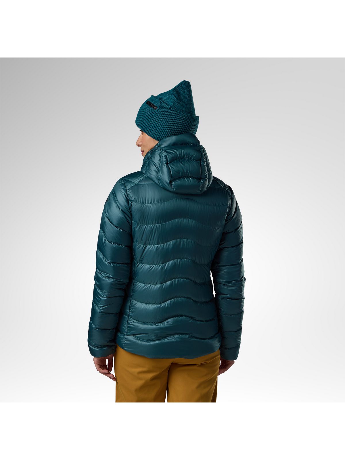 Kurtka narciarska damska ROSSIGNOL W Verok Down Hoodie Jacket zielona