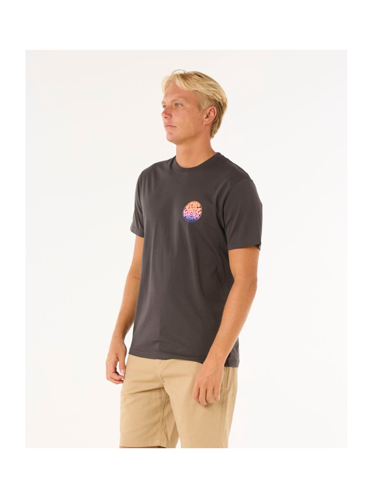 Koszulka RIP CURL Wettie Passage Icon Tee czarny
