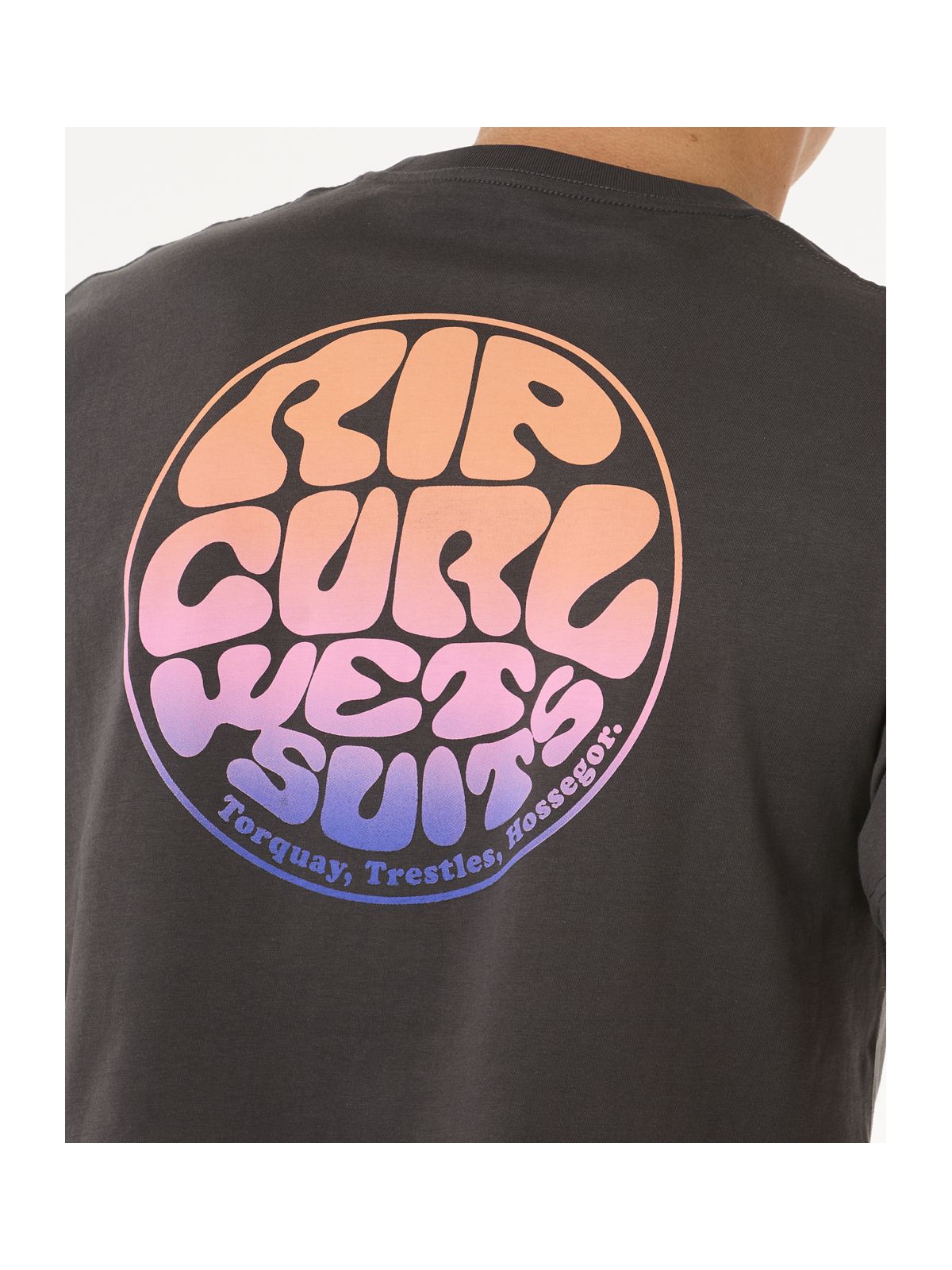Koszulka RIP CURL Wettie Passage Icon Tee czarny
