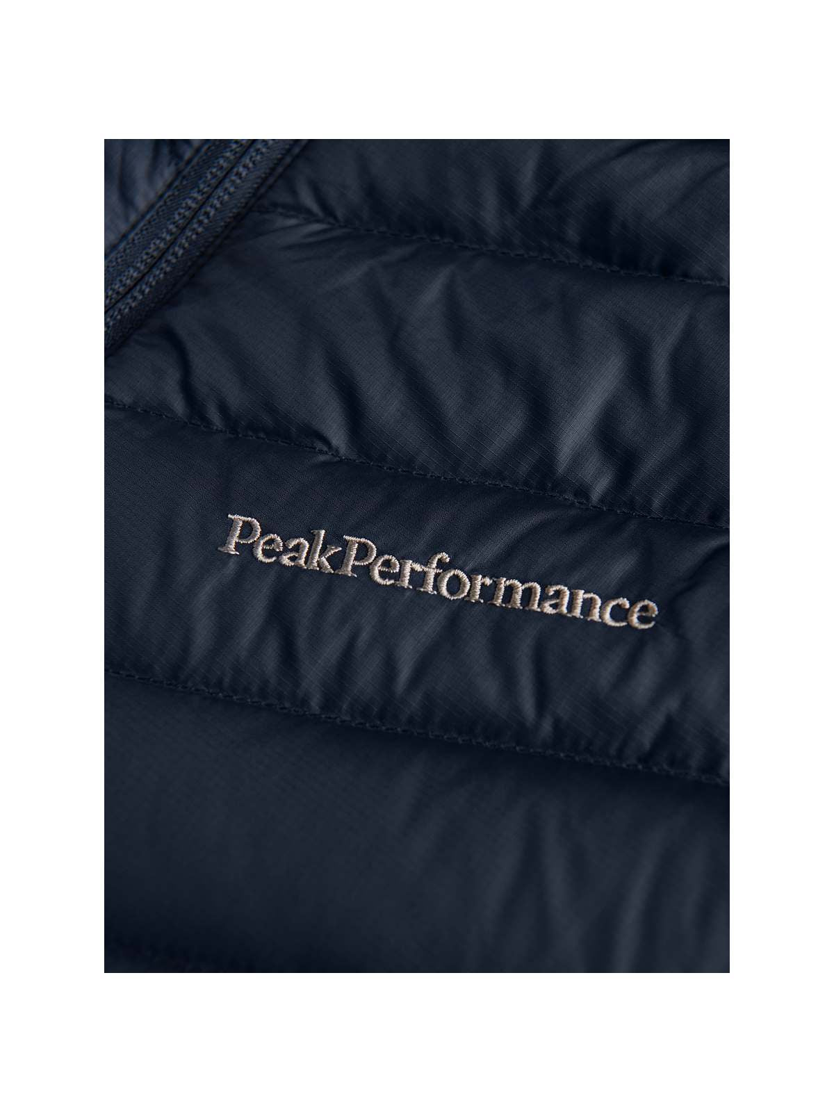 Kurtka puchowa Peak Performance W Frost Down Hood Jacket niebieski