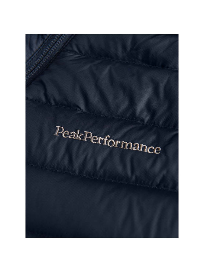 Kurtka puchowa Peak Performance W Frost Down Hood Jacket niebieski