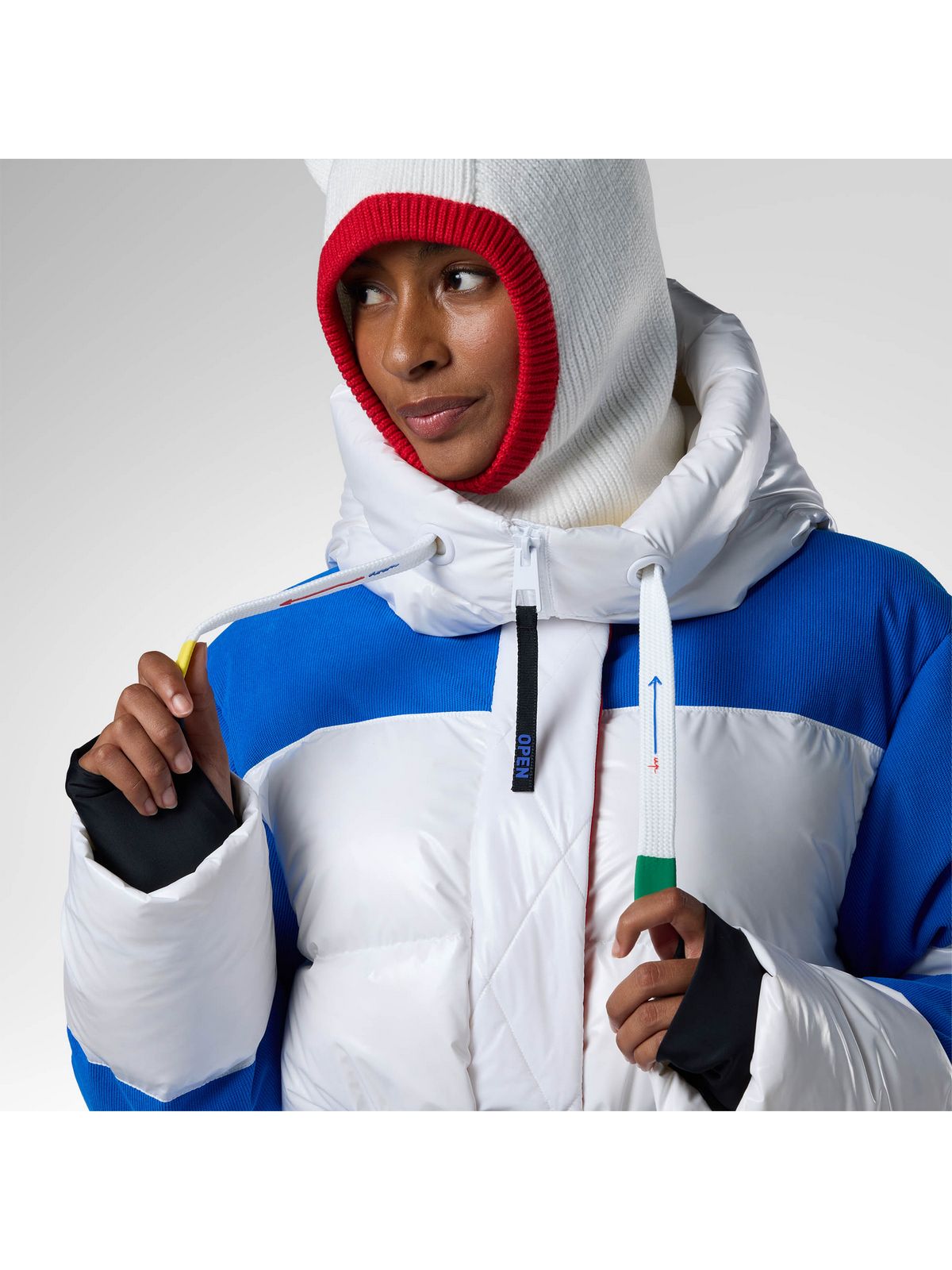 Kurtka narciarska damska ROSSIGNOL W Jcc Corduroy Down Ski Jacket biała