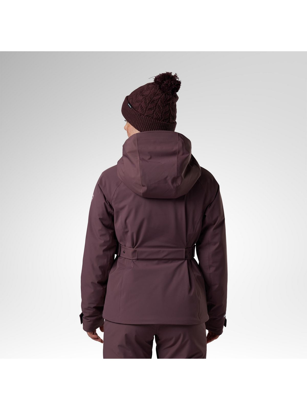 Kurtka narciarska damska ROSSIGNOL W 4Ws Blackside Insulated Jack bordowa