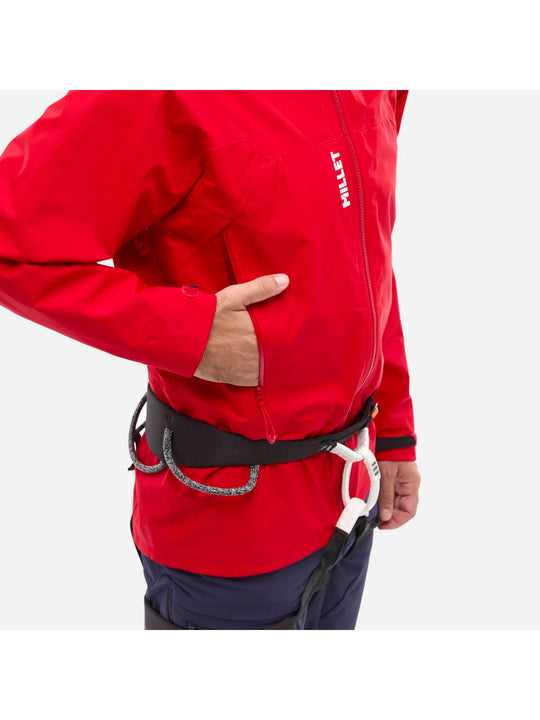 Kurtka MILLET KAMET LIGHT GTX JKT M czerwony - Adventure Sports
