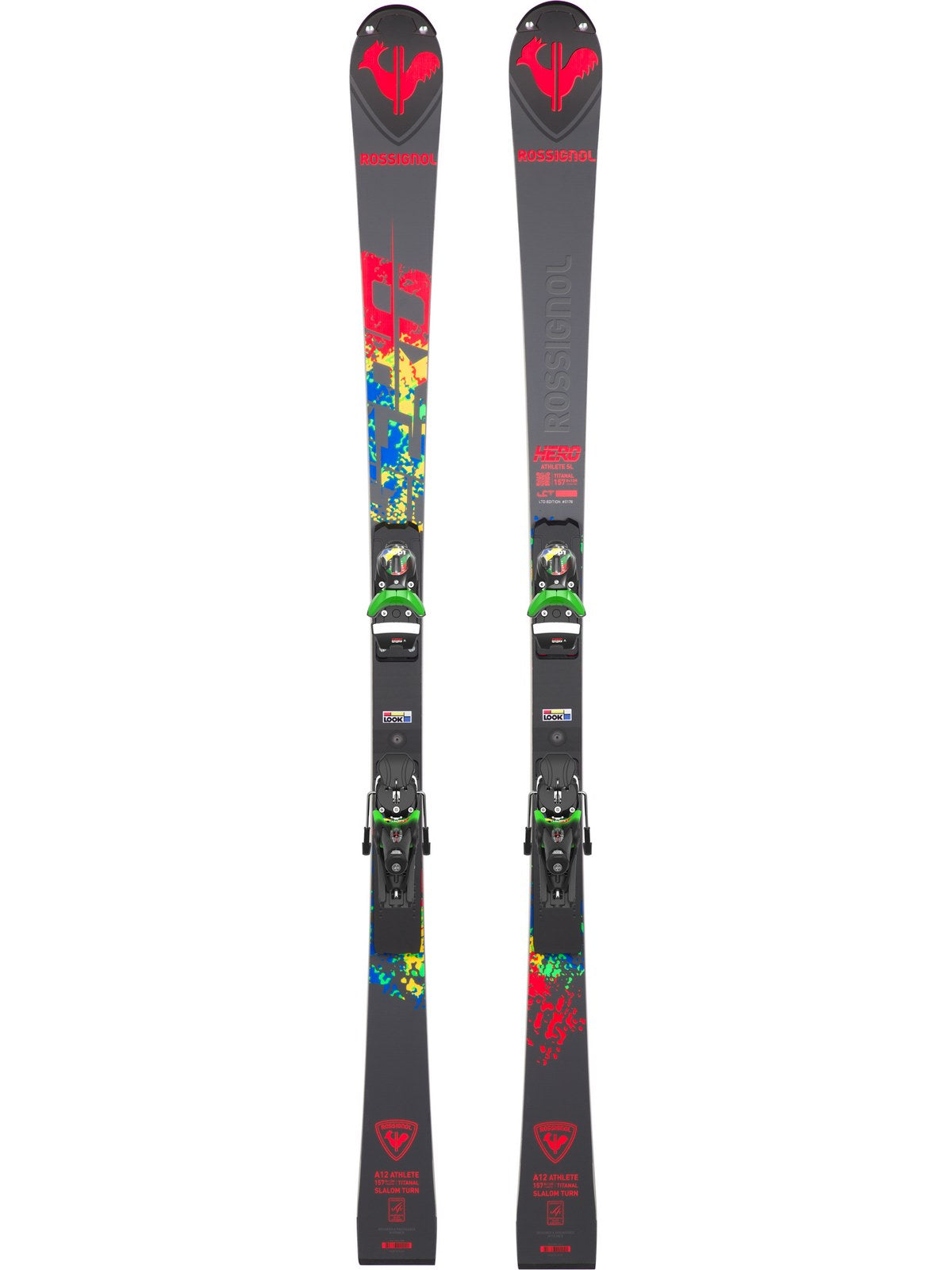 Narty ROSSIGNOL HERO Athlete FIS SL 157 LTD (R22) + wiązania LOOK SPX12 Signature - Adventure Sports