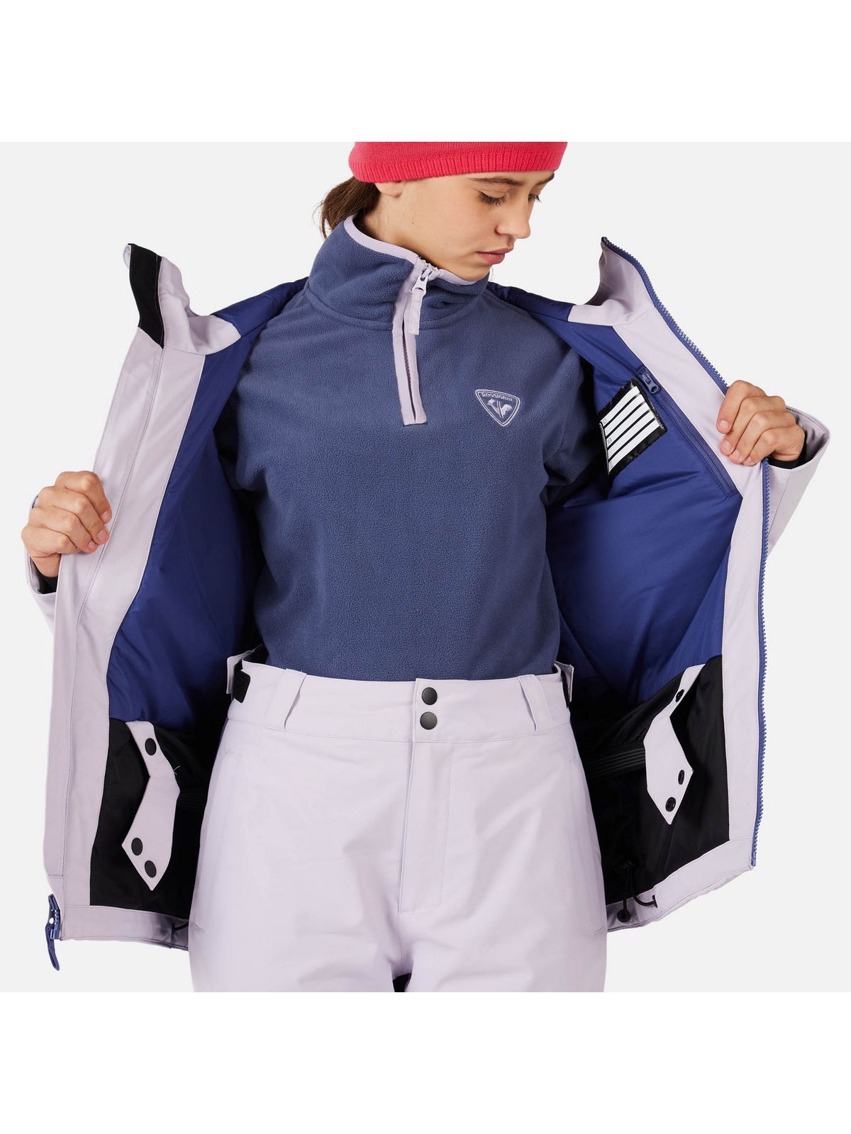 Kurtka narciarska dziecięca ROSSIGNOL Jr Outerlimits Insulated Jkt szara