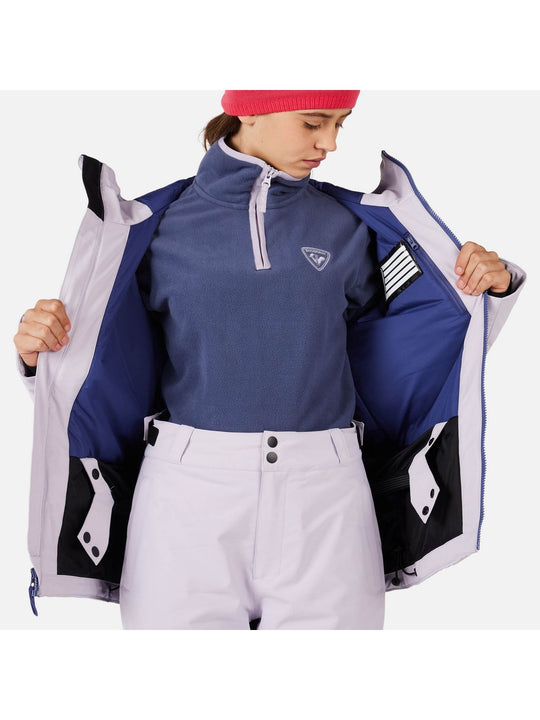 Kurtka narciarska dziecięca ROSSIGNOL Jr Outerlimits Insulated Jkt szara
