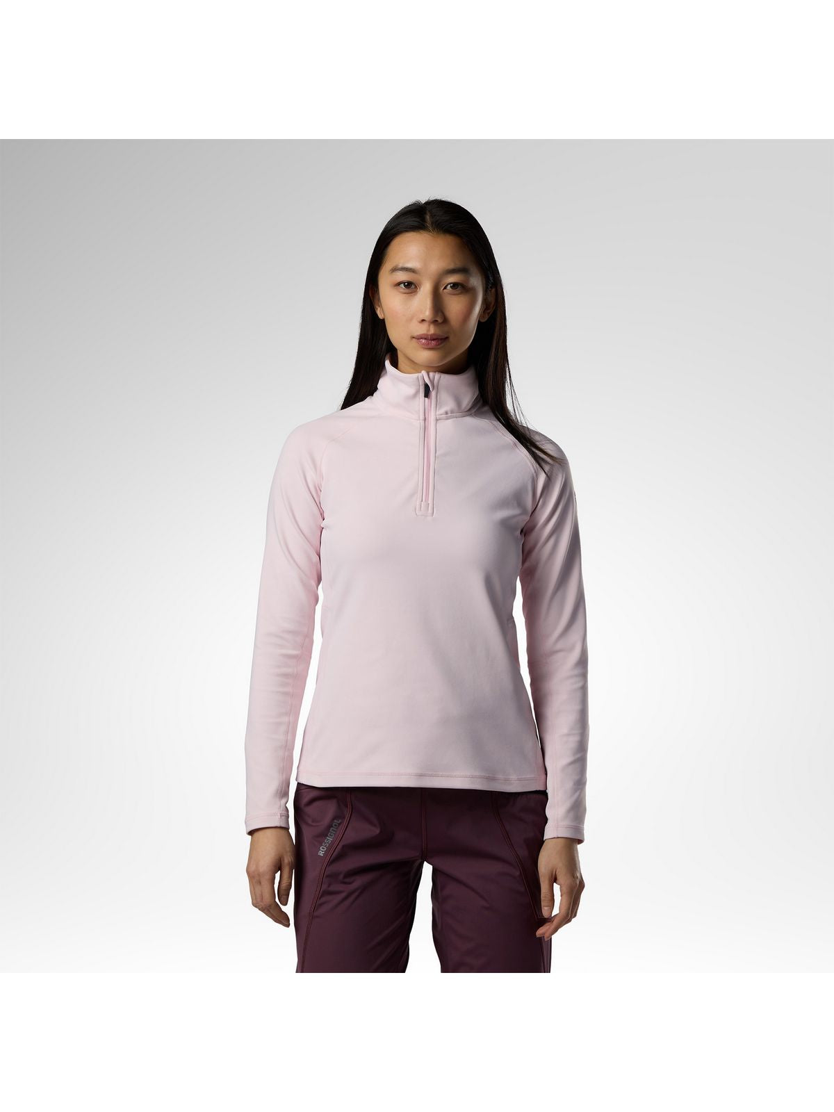 Bluza damska ROSSIGNOL W Mid Layer Stretch Hz różowa
