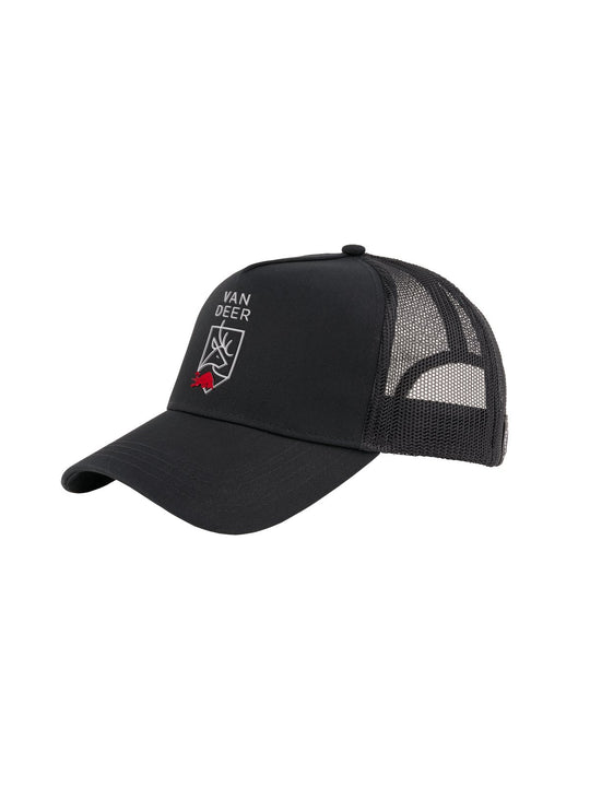 Czapka z daszkiem VAN DEER Trucker Cap czarny
