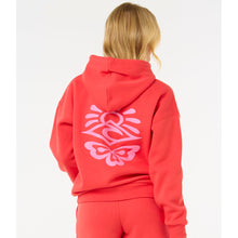 Bluza dresowa damska RIP CURL Icons Of Surf Heritage Hood czerwona
