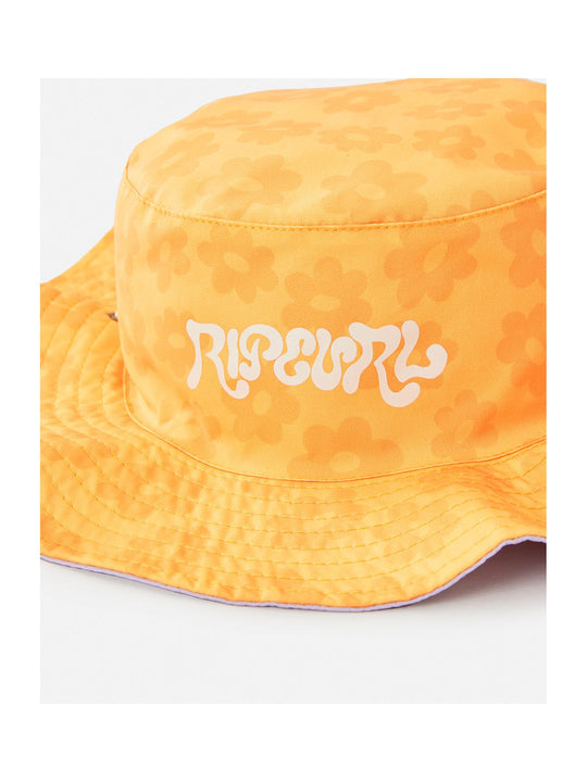 Kapelusz RIP CURL Mixed Revo Upf Bucket Hat-Girl pomarańczowy
