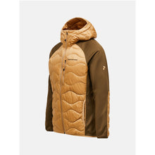 Kurtka PEAK PERFORMANCE Helium Down Hybrid Hood Men brązowy
