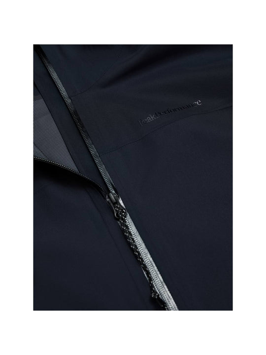 Kurtka męska PEAK PERFORMANCE M Treeline Hipe 2.5L Shell Jacket kolor czarny
