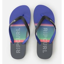 Japonki plażowe męskie RIP CURL Breakers Bloom Open Toe niebieskie
