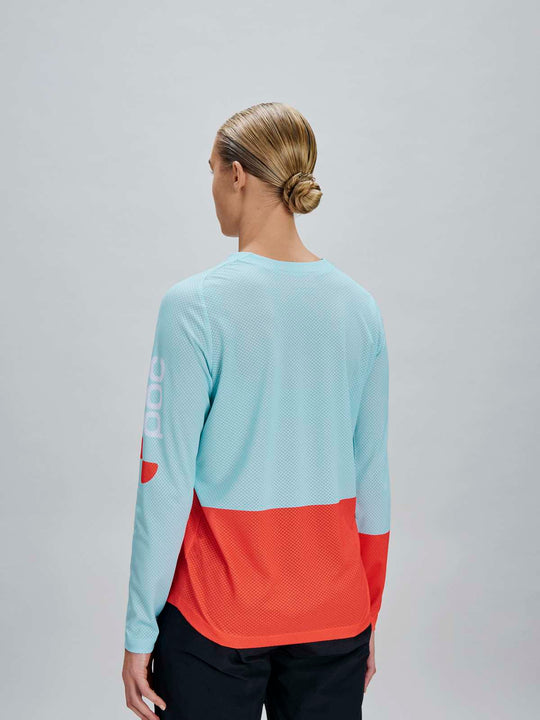 Koszulka rowerowa damska POC W's Motion Air L/S Jersey niebieska
