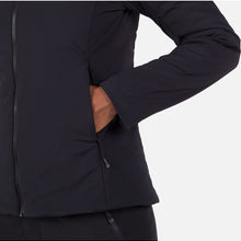 Kurtka narciarska damska ROSSIGNOL W Opside Hoodie In Heavy Insul czarny
