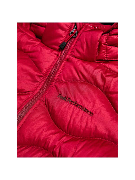 Kurtka PEAK PERFORMANCE Helium Down Hood Jacket Junior bordowy
