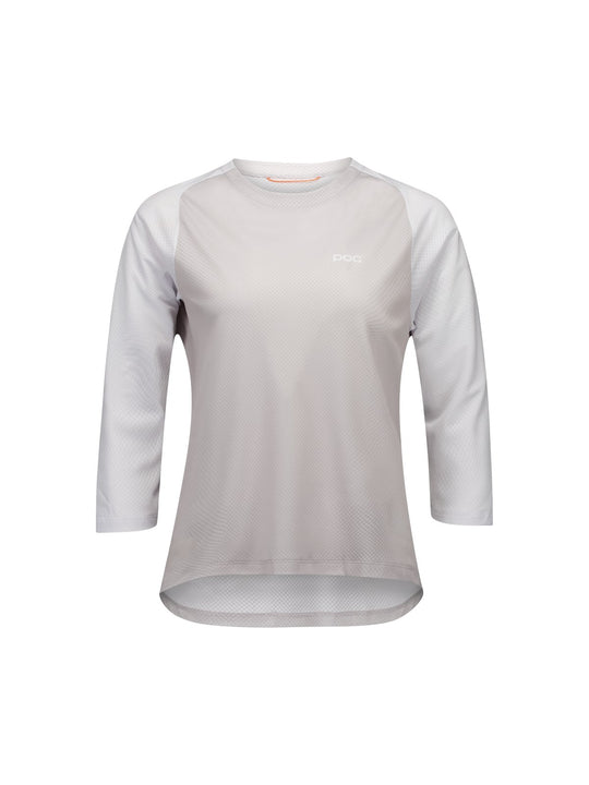 Koszulka rowerowa damska POC W's Motion Air 3/4 Jersey szara
