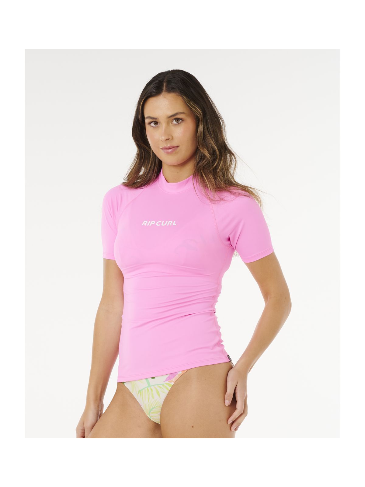 Lycra damska RIP CURL Molokai Ss Solid Upf Rashguard różowa