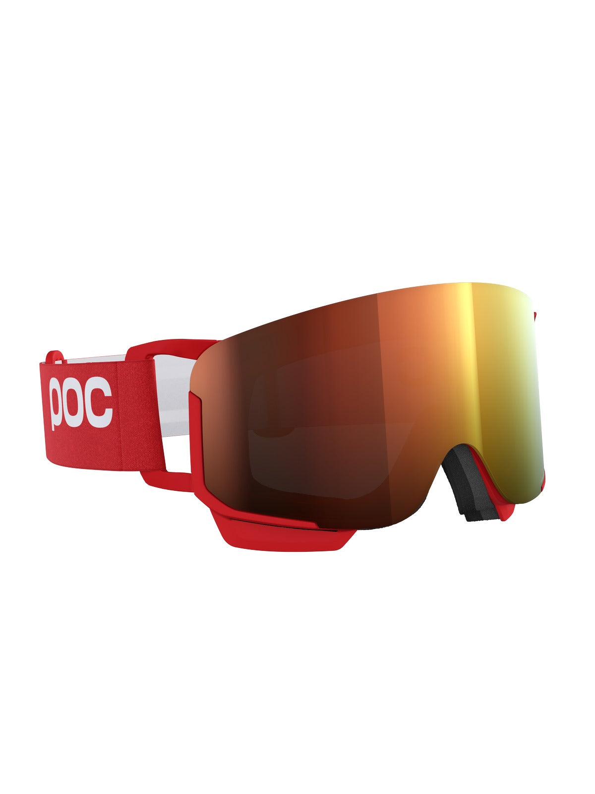 Gogle narciarskie POC Nexal Mid czerwony cat.2 + cat.1