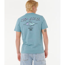 Koszulka RIP CURL FADE OUT ICON TEE niebieska
