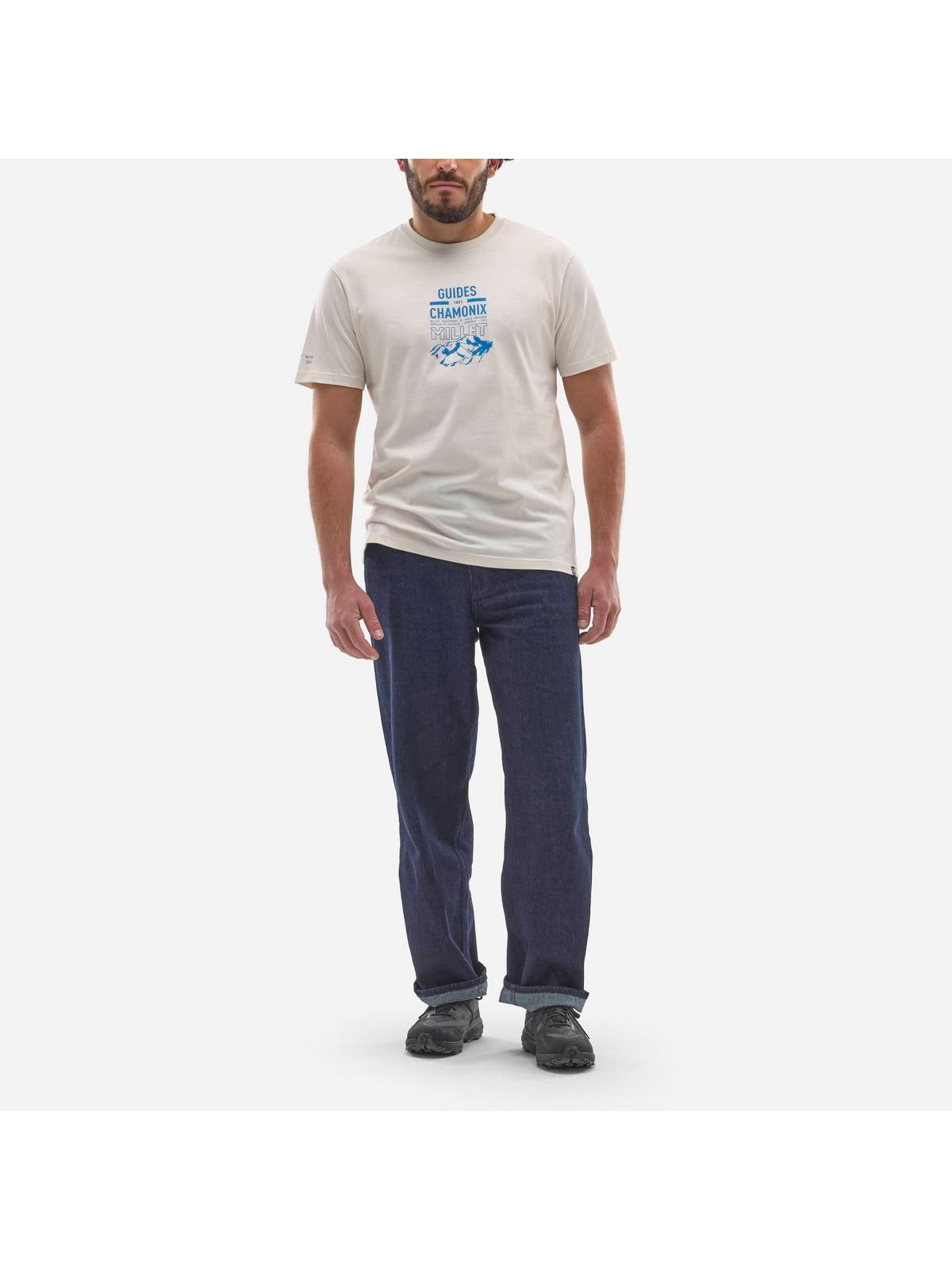 Koszulka MILLET CDG CHAMONIX LOGO TS SS M beżowy