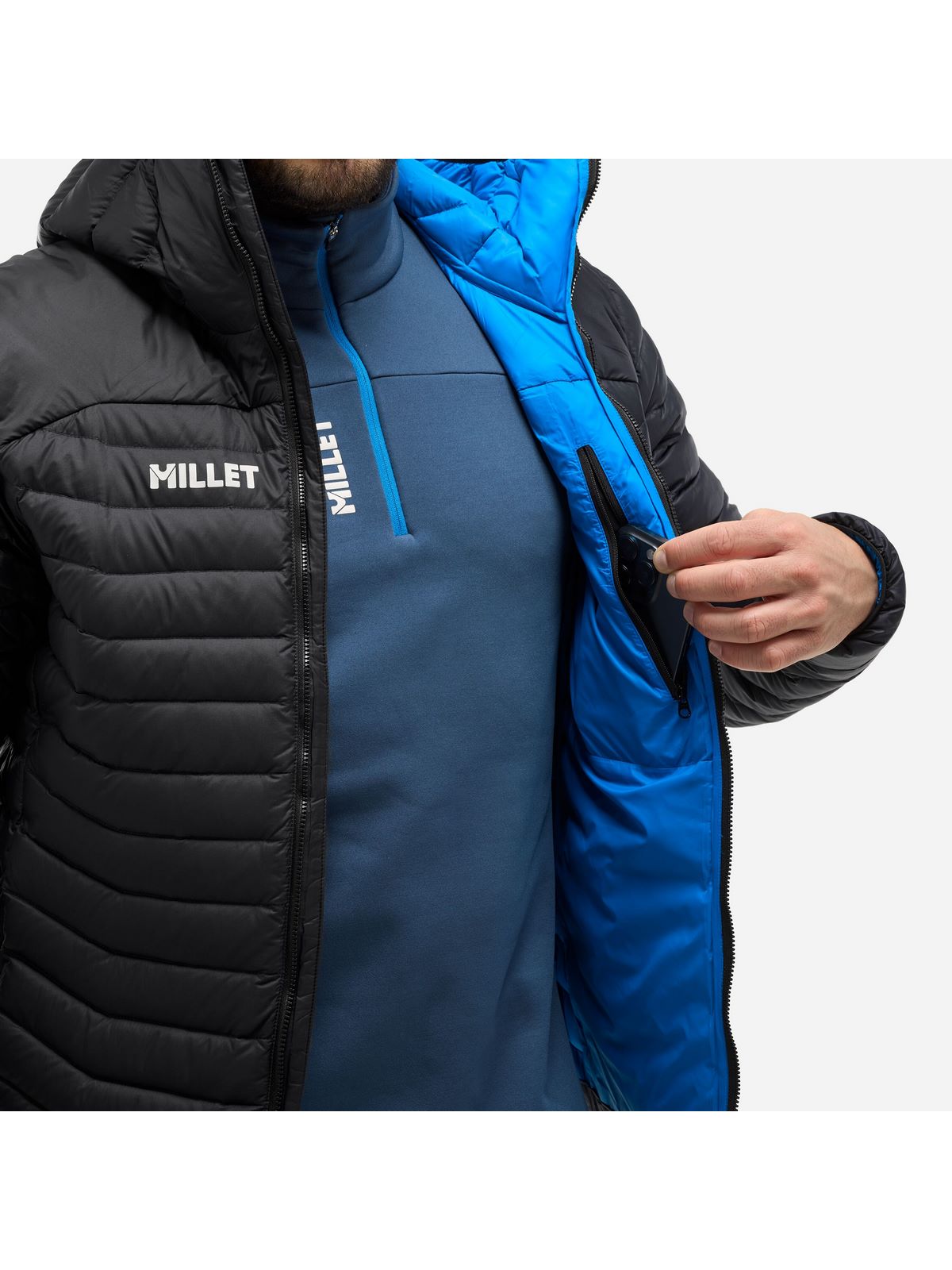 Kurtka męska MILLET Evole Light 700 Hd M czarna