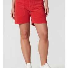 Szorty damskie SAIL RACING W Grinder Corduroy Shorts czerwone
