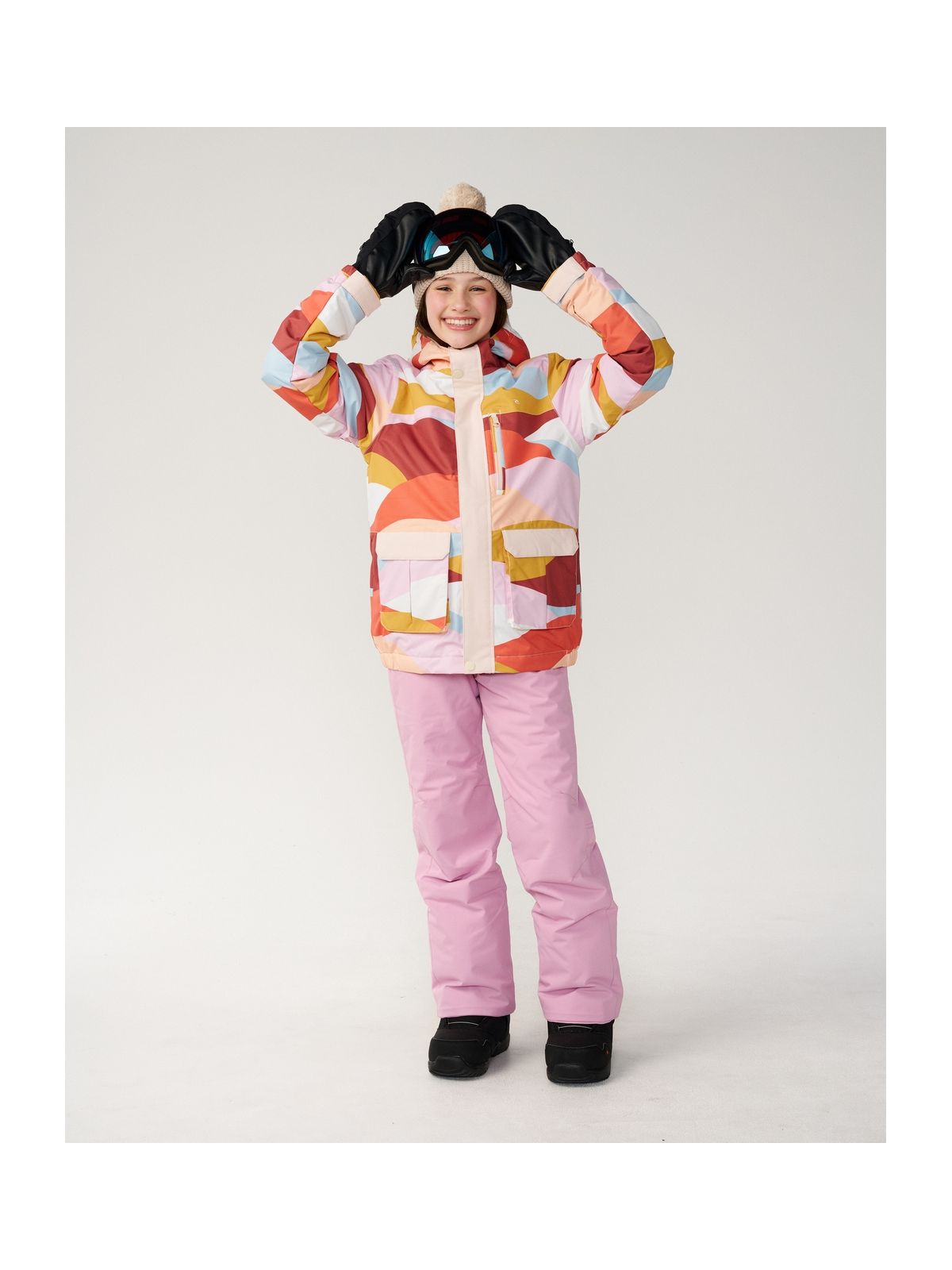 Kurtka juniorska RIP CURL S-Series snake10K Jkt Kids multikolor