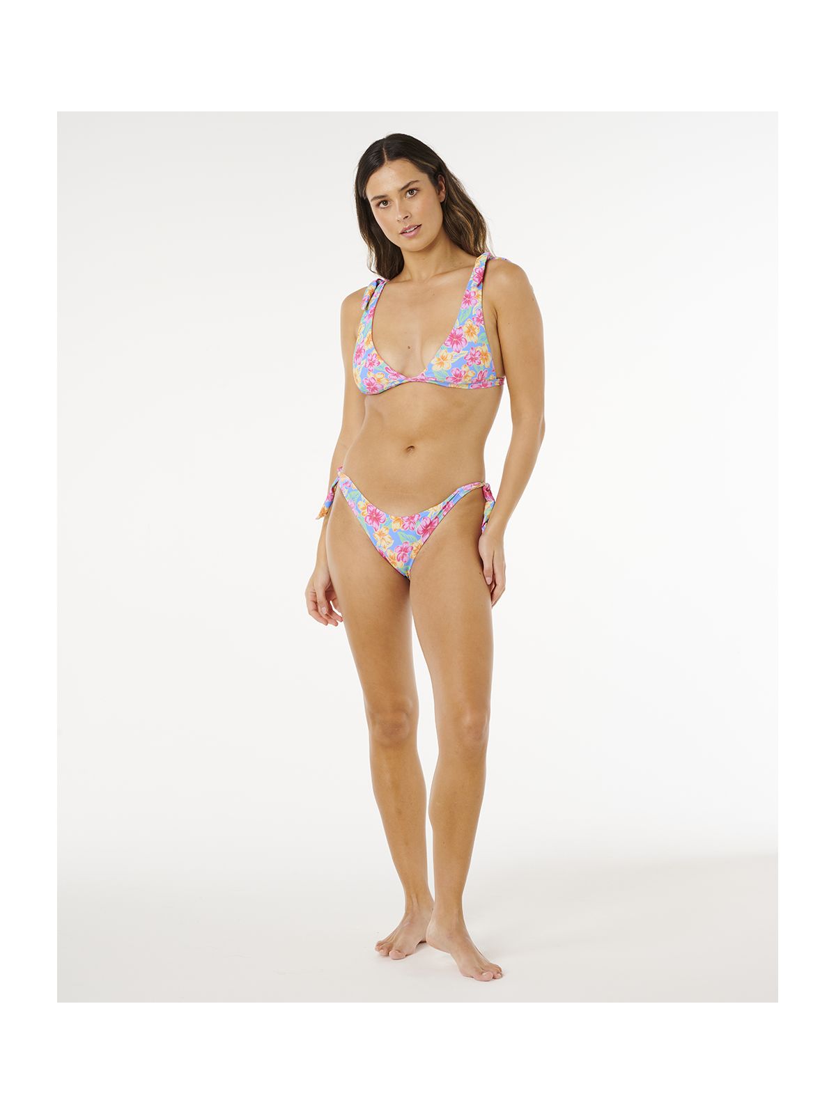 Dół bikini RIP CURL Malibu Cove Revo Cheekypant niebieski