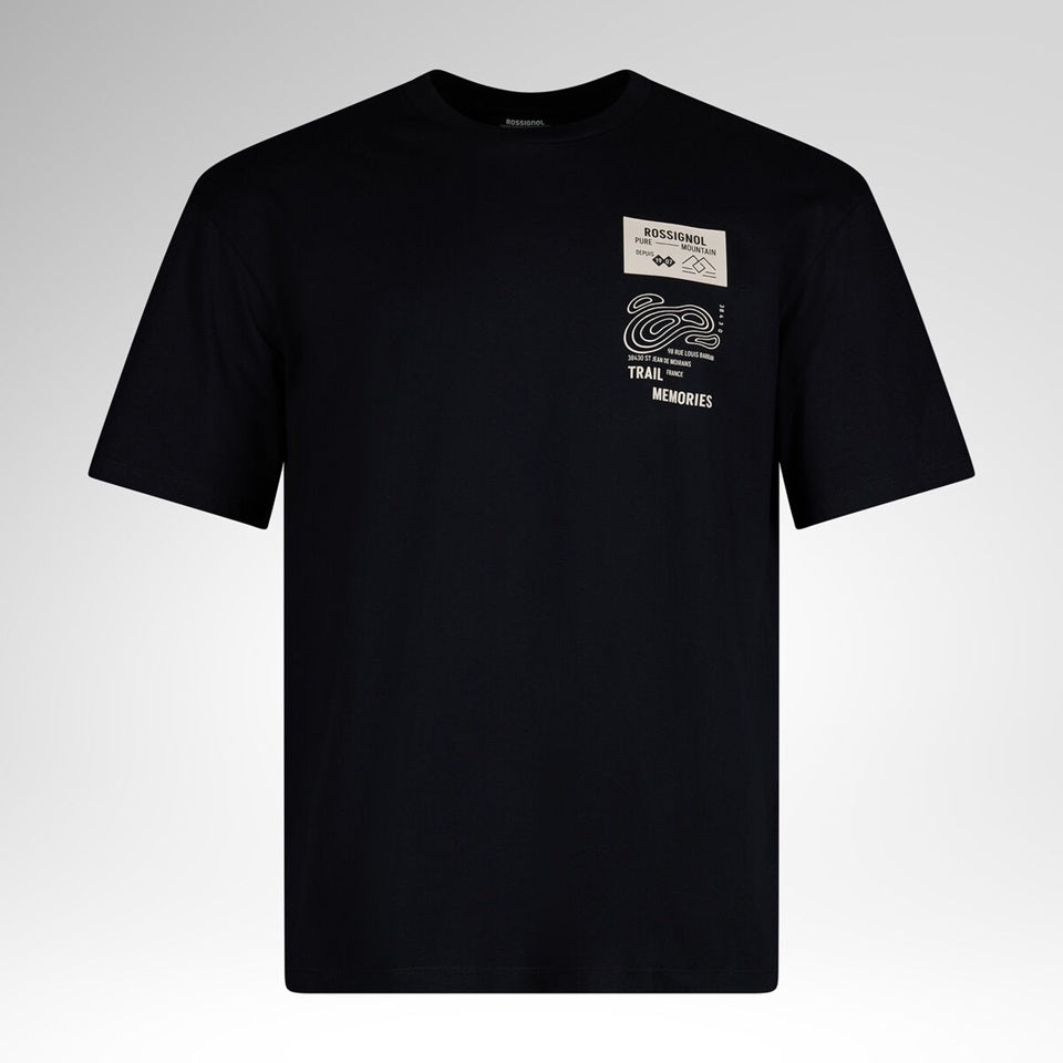 Koszulka męska ROSSIGNOL M Graphic Waterfall Tee czarna