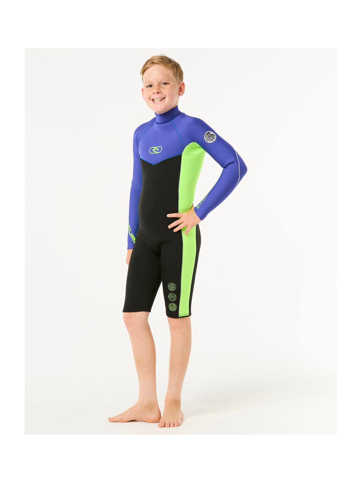 Pianka RIP CURL Kids Dawn Patrol Bz Ls Spring fioletowy - Adventure Sports