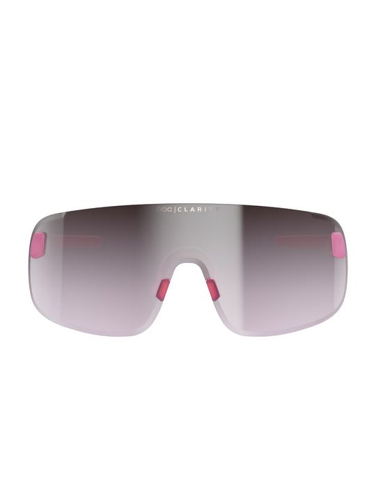 Okulary rowerowe POC Elicit różowy | Clarity Road Violet/Silver Mirror cat 3
