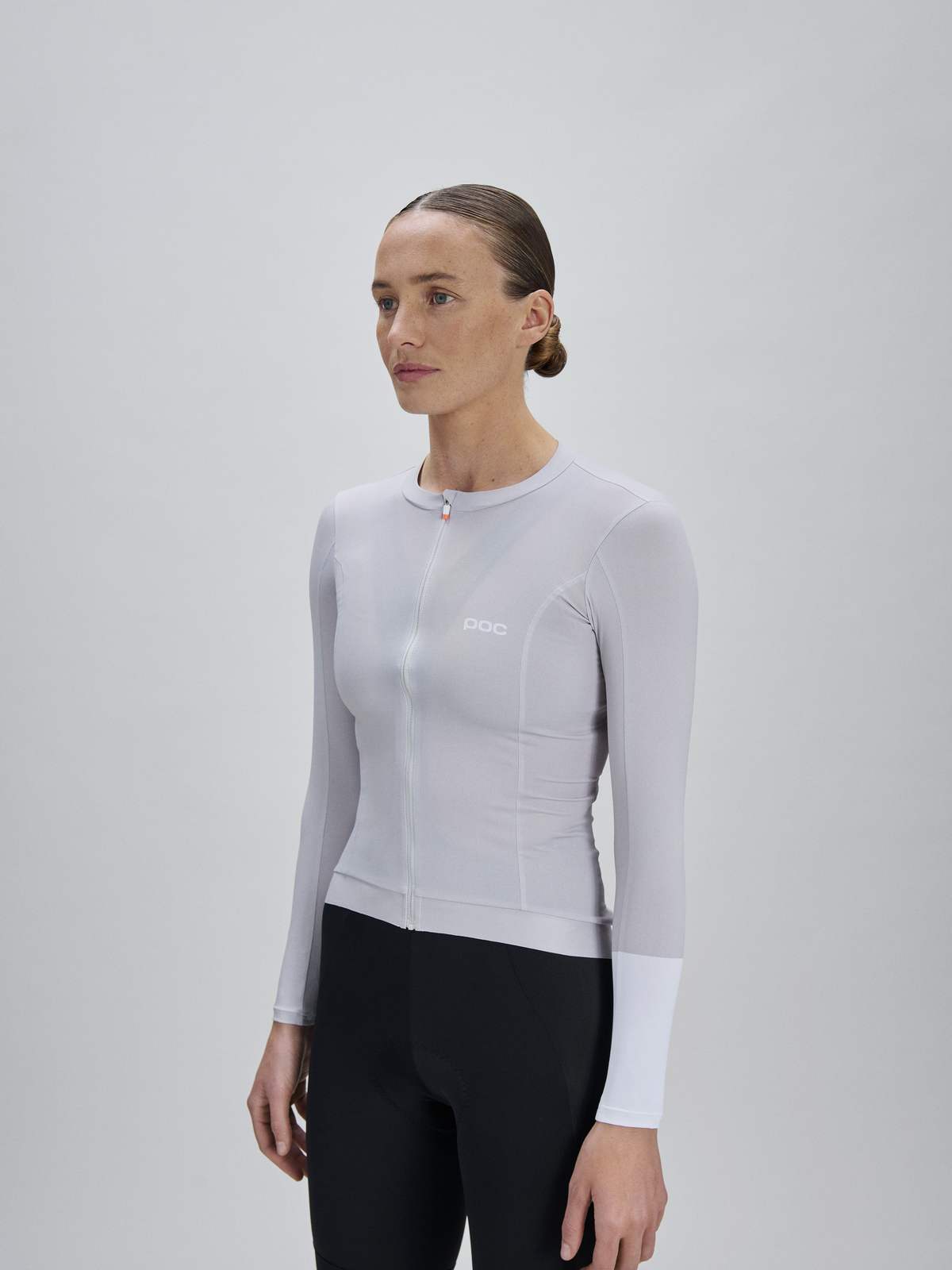 Koszulka rowerowa damska POC W's Cadence L/S Jersey szara