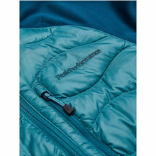 Damska kurtka puchowa Peak Performance W Helium Down Hybrid Hood zielony
