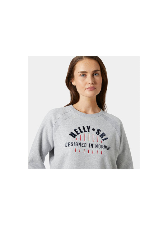 Bluza damska HELLY HANSEN W Bliss Sweater kolor szary
