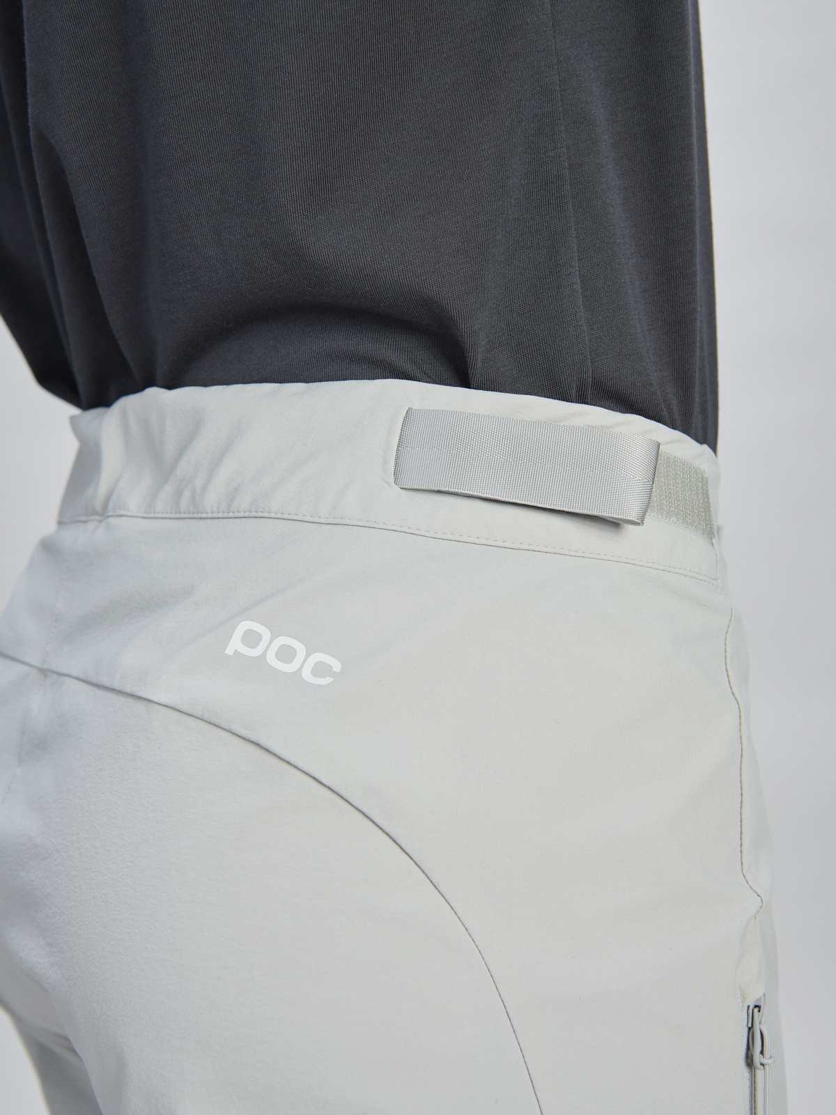 Spodenki rowerowe damskie POC W's Motion Shorts szare