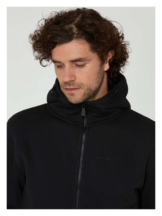 Bluza męska SAIL RACING M Bowman Logo Zip Hood czarna
