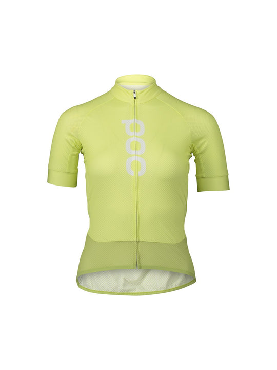 Koszulka rowerowa POC W&#39;s ESSENTIAL ROAD LOGO Jersey - żółty
